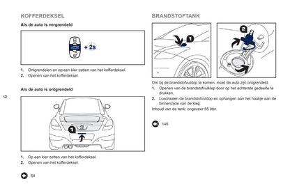 2013-2015 Peugeot RCZ Bedienungsanleitung | Niederländisch