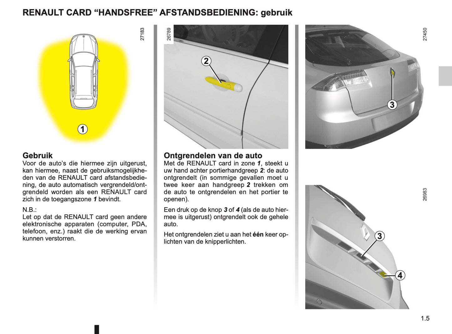 2007-2014 Renault Laguna Manuel du propriétaire | Néerlandais