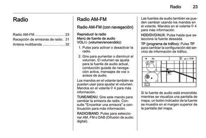 Opel Ampera Manual de infoentretenimiento 2011 - 2015