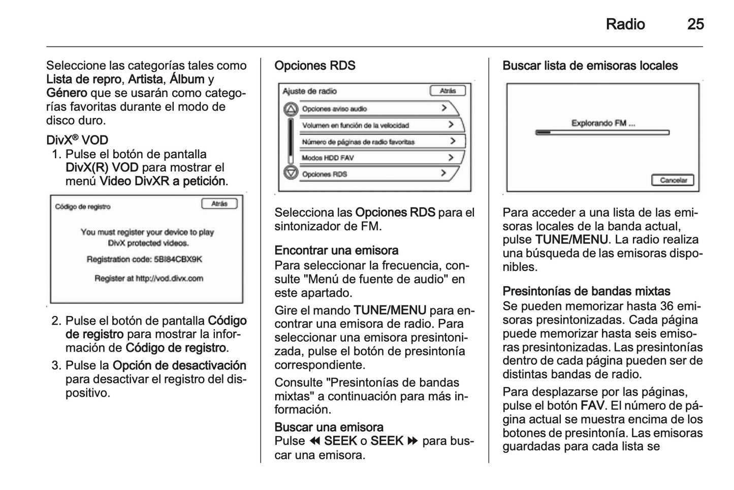 Opel Ampera Manual de infoentretenimiento 2011 - 2015