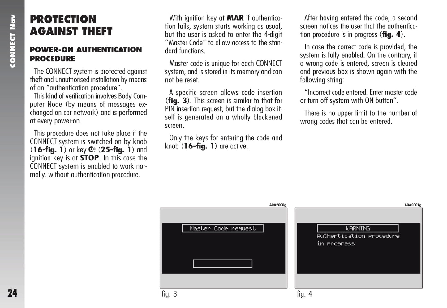 Alfa Romeo Connect Nav (+) Owner's Manual