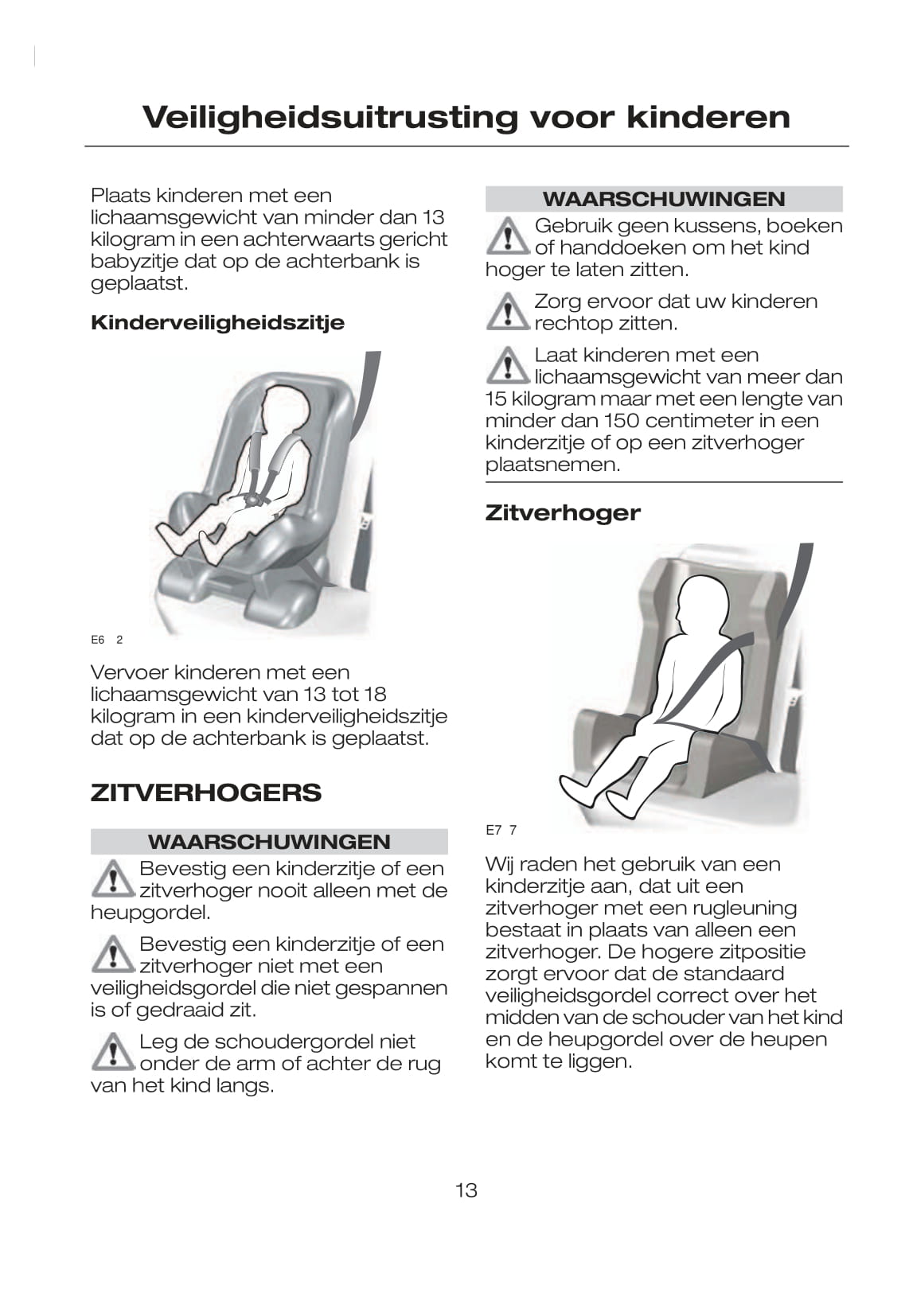 2007-2008 Ford Tourneo Connect/Transit Connect Owner's Manual | Dutch