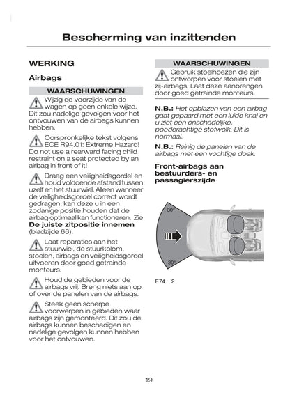 2007-2008 Ford Tourneo Connect/Transit Connect Owner's Manual | Dutch