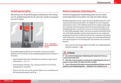 2007-2008 Seat Ibiza Owner's Manual | Dutch