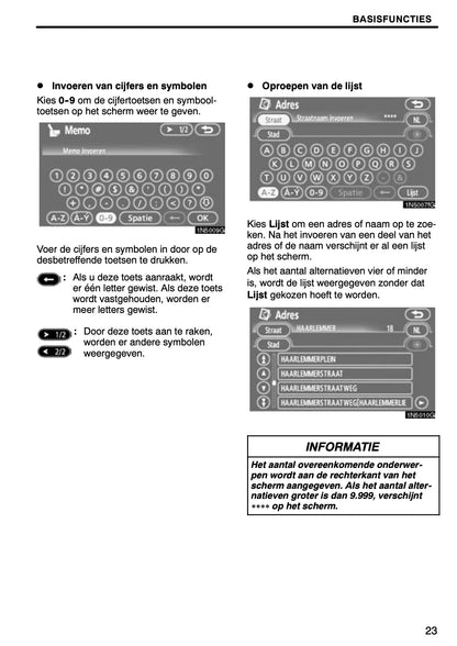 Toyota Auris Navigatiesysteem Handleiding 2010