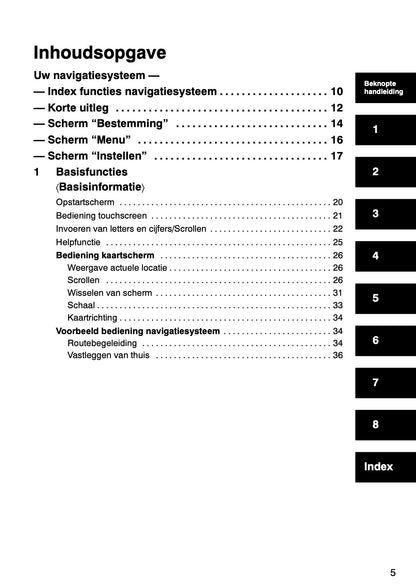 Toyota Auris Navigatiesysteem Handleiding 2010