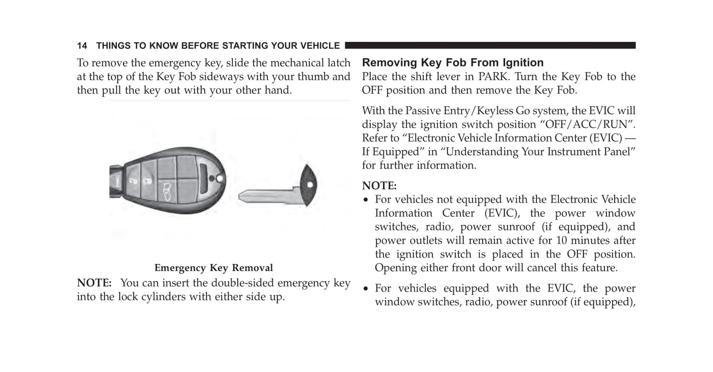 2010-2014 Chrysler 300 Owner's Manual | English