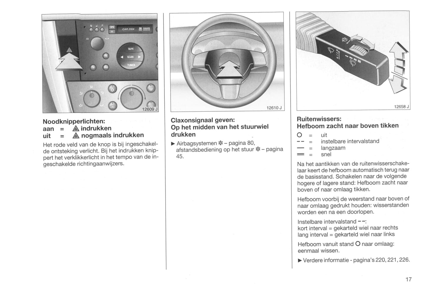 2002-2005 Opel Vectra Bedienungsanleitung | Niederländisch