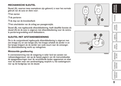 2004-2005 Fiat Multipla Owner's Manual | Dutch