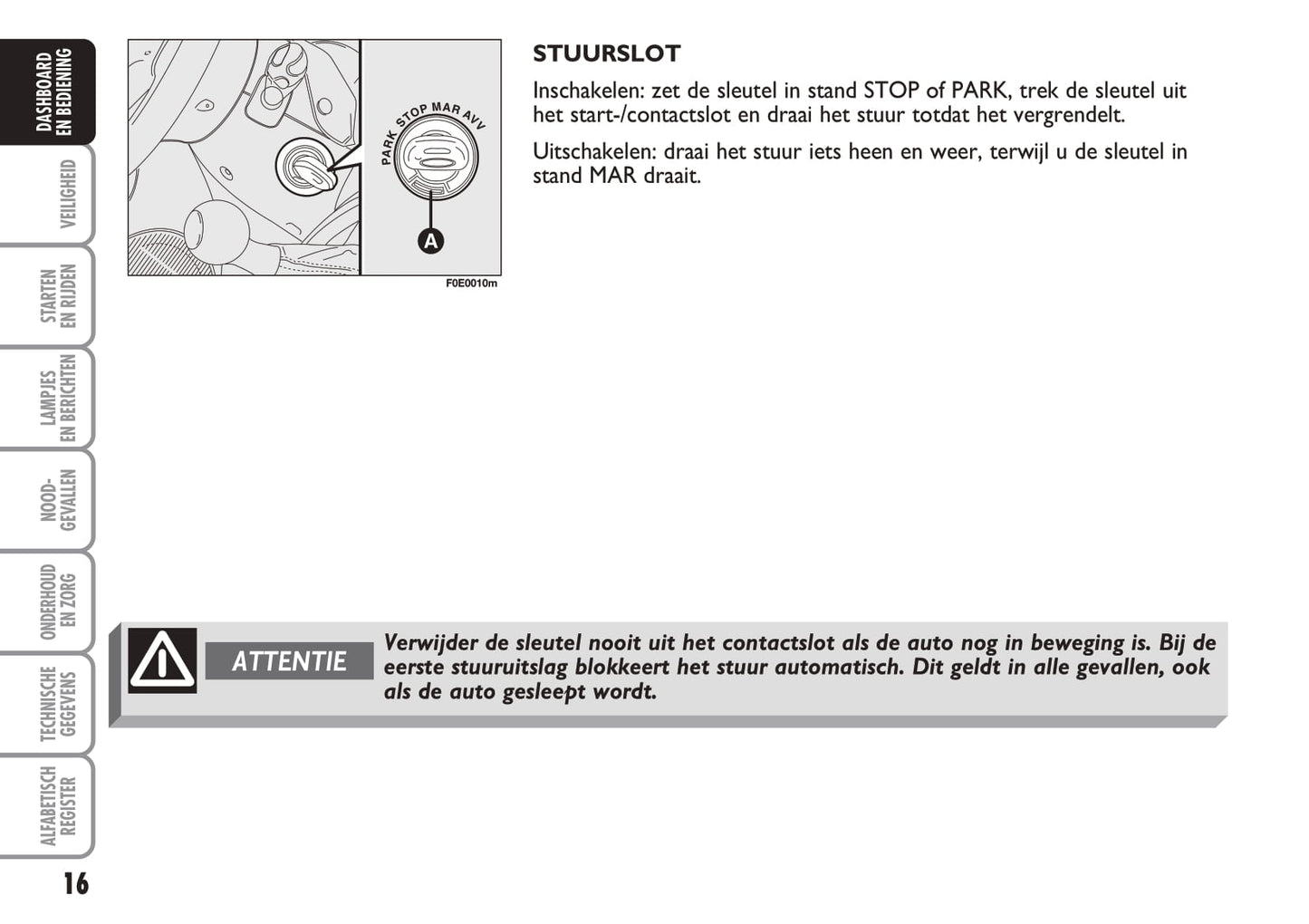 2004-2005 Fiat Multipla Owner's Manual | Dutch