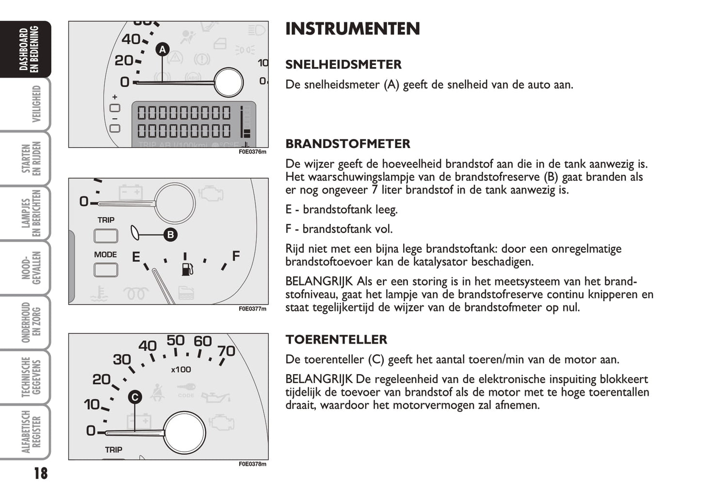 2004-2005 Fiat Multipla Owner's Manual | Dutch