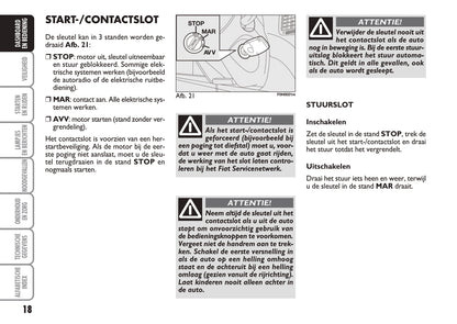 2005-2006 Fiat Idea Owner's Manual | Dutch