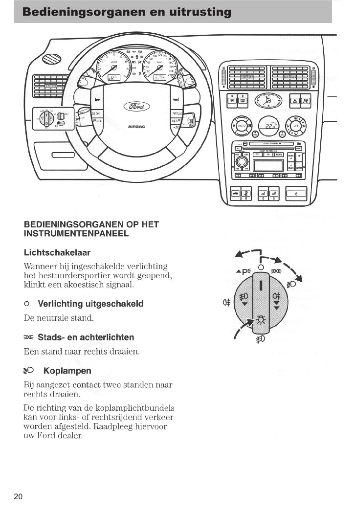 2003-2005 Ford Mondeo Owner's Manual | Dutch