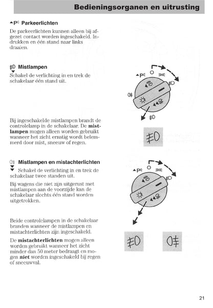 2003-2005 Ford Mondeo Owner's Manual | Dutch