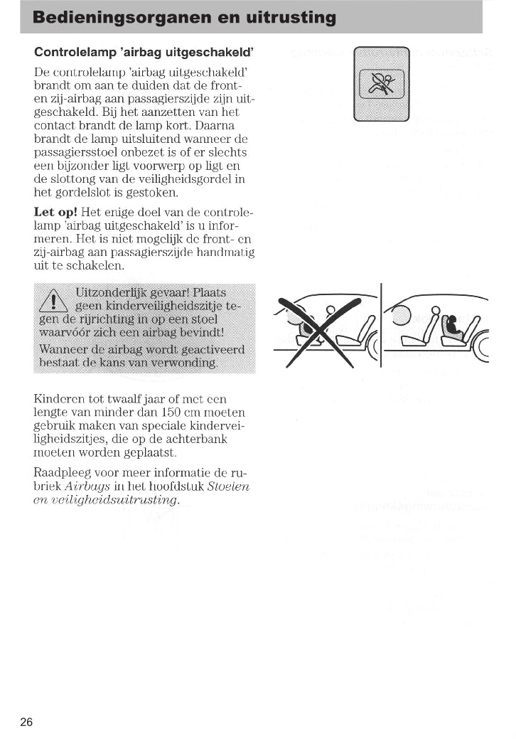 2003-2005 Ford Mondeo Owner's Manual | Dutch