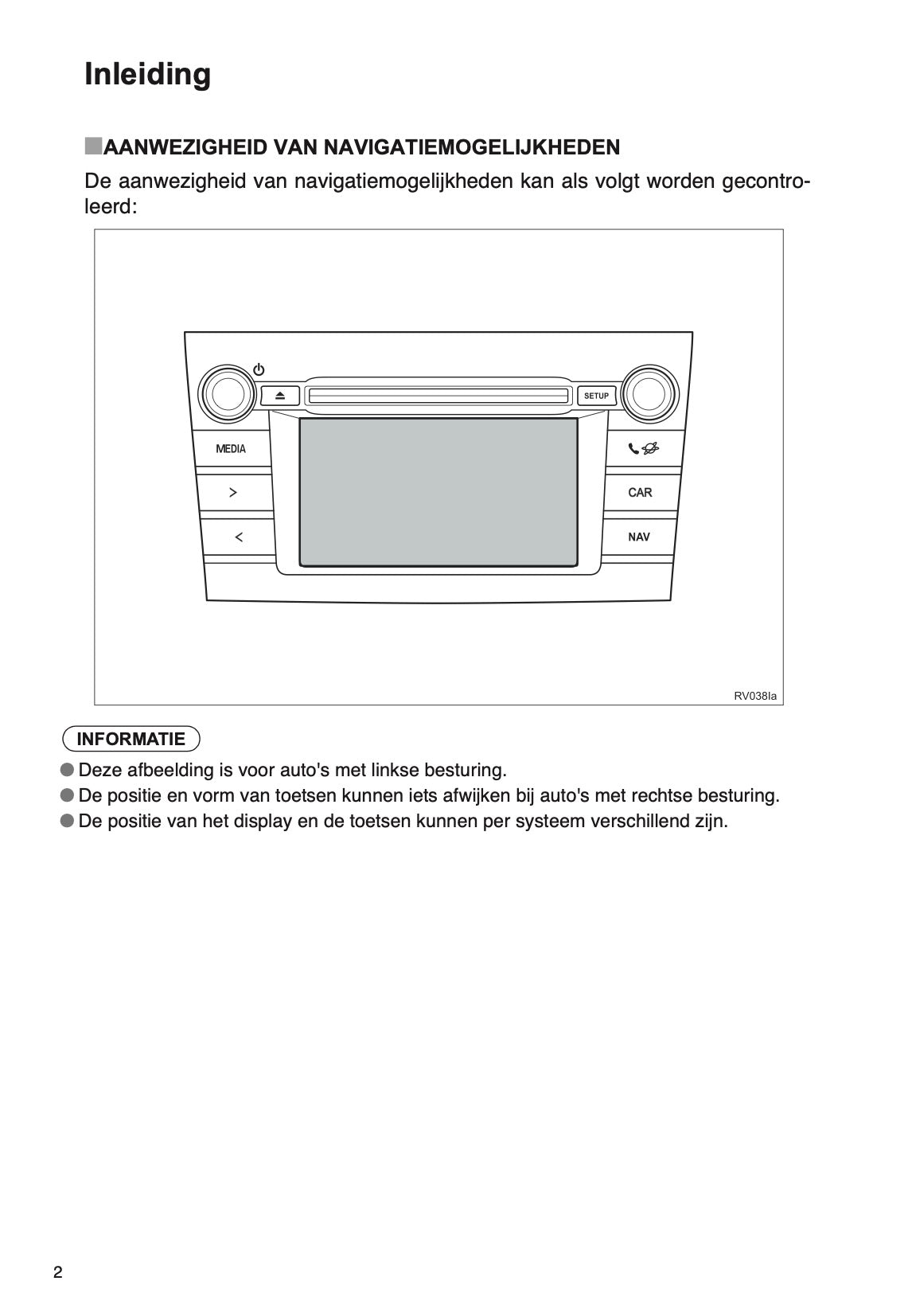 Toyota RAV4 Navigatie Touch 2 Handleiding 2014