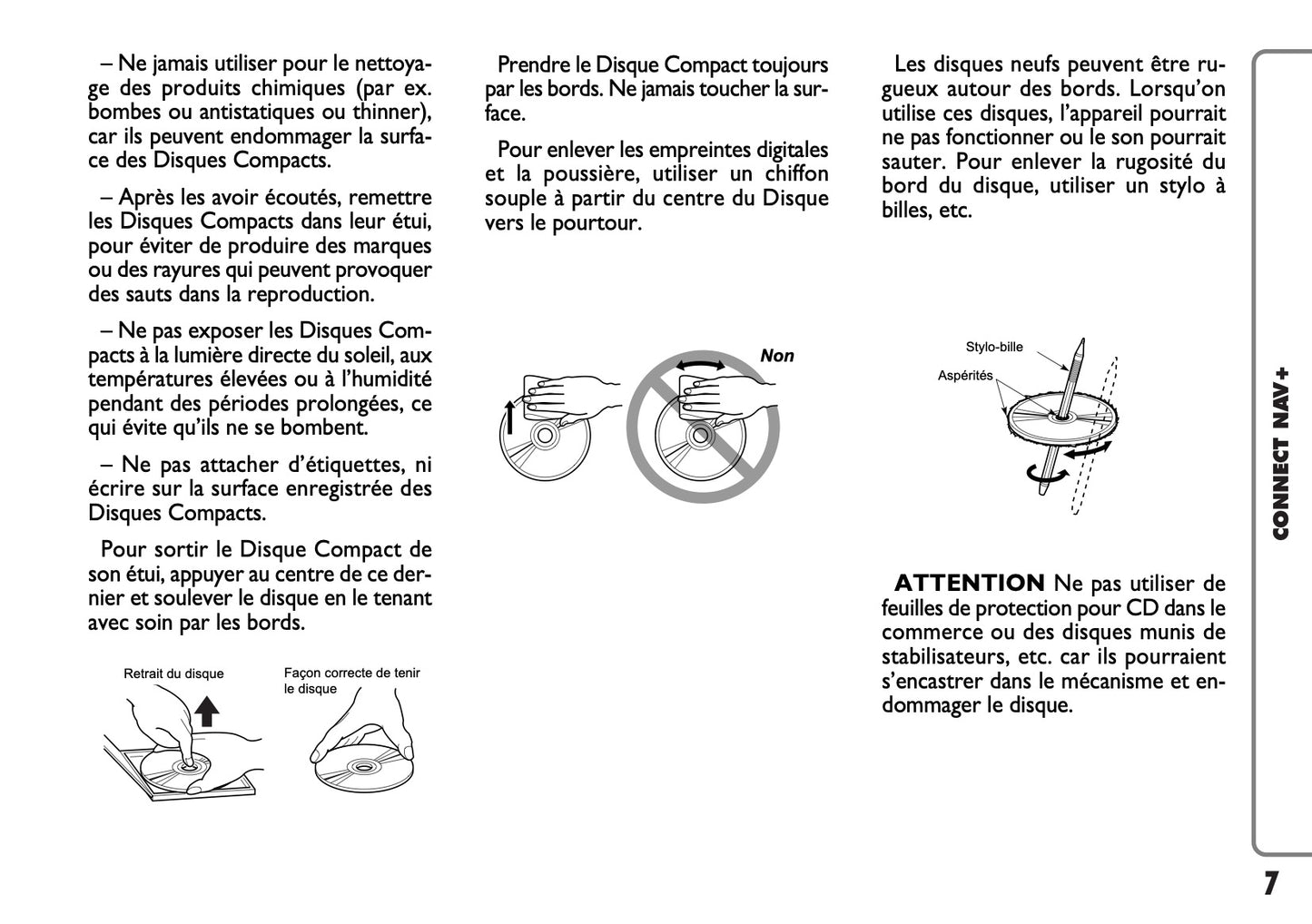 Fiat Panda CONNECT Nav+ Guide d'utilisation 2007 - 2008