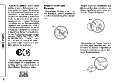 Fiat Panda CONNECT Nav+ Guide d'utilisation 2007 - 2008