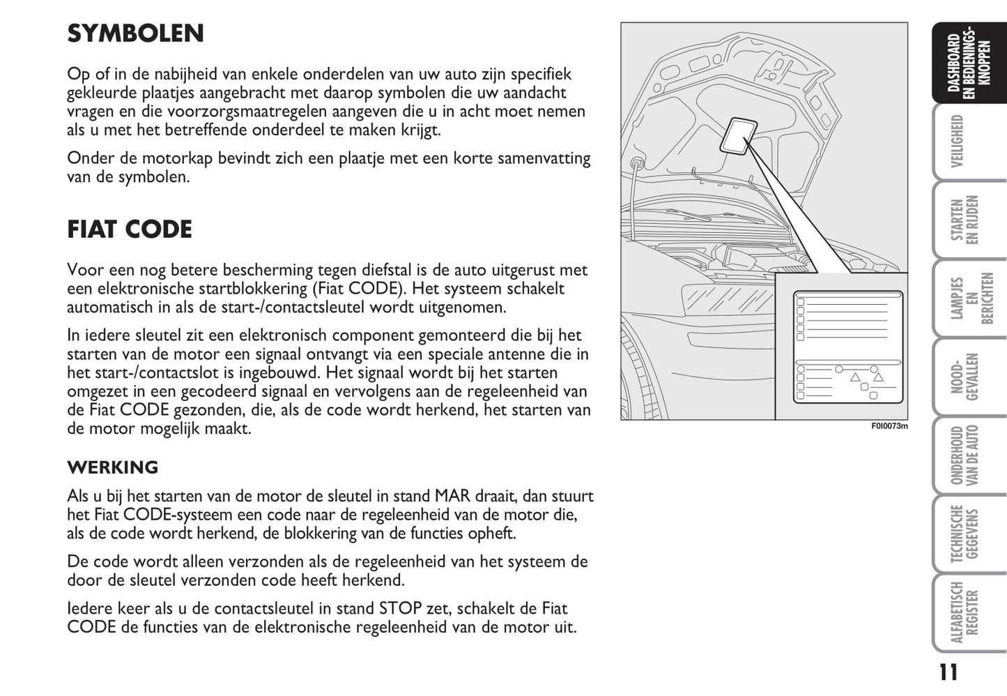 2003-2004 Fiat Punto Gebruikershandleiding | Nederlands