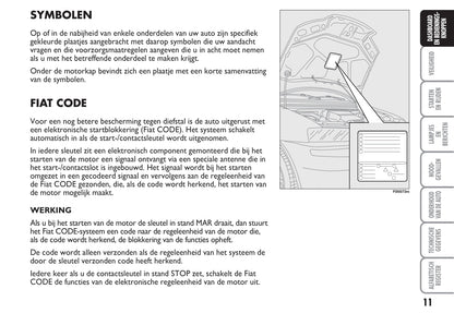 2003-2004 Fiat Punto Gebruikershandleiding | Nederlands