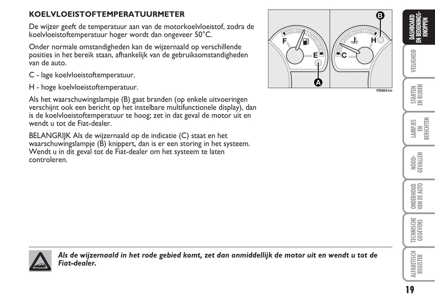 2003-2004 Fiat Punto Gebruikershandleiding | Nederlands