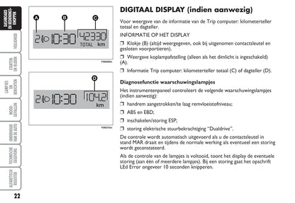 2003-2004 Fiat Punto Gebruikershandleiding | Nederlands