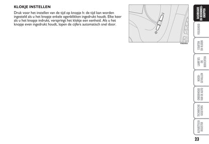 2003-2004 Fiat Punto Gebruikershandleiding | Nederlands