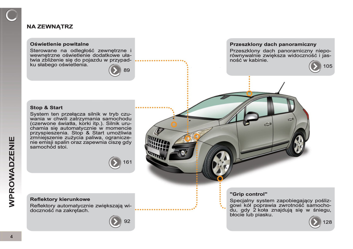 2012-2013 Peugeot 3008 Manuel du propriétaire | Polonais