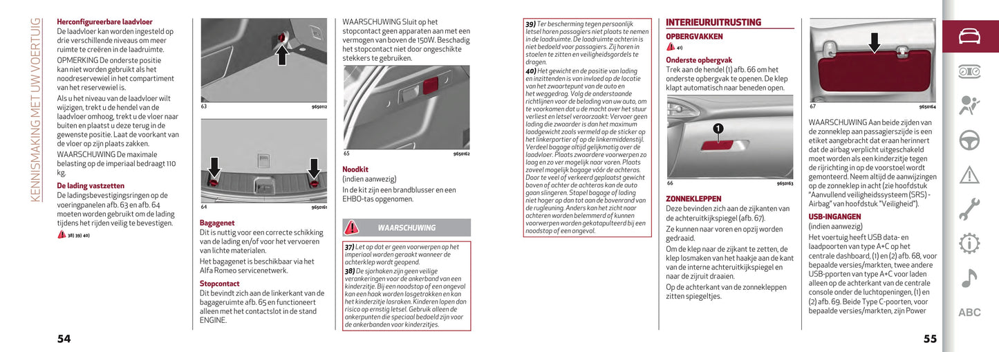 2022-2023 Alfa Romeo Tonale Bedienungsanleitung | Niederländisch