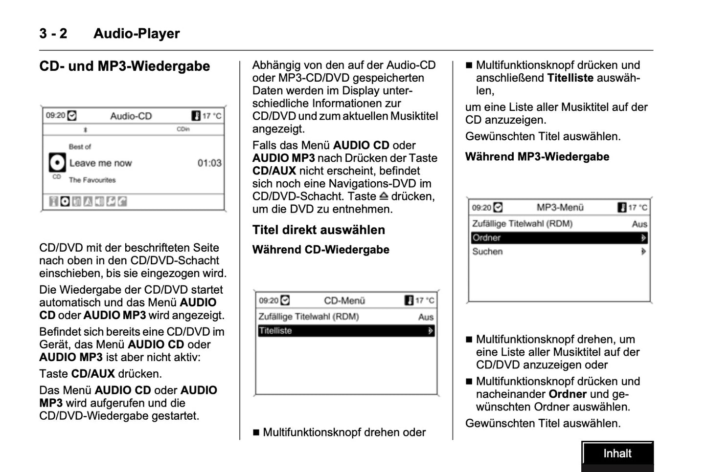 Opel Insignia DVD 800 Infotainment  Bedienungsanleitung