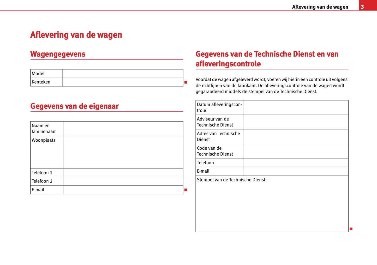 Seat Ibiza / Cordoba Onderhoudsboekje 2003 - 2009