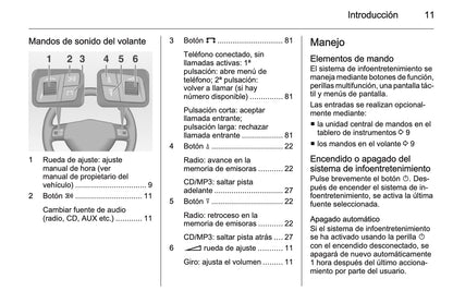 Opel Antara Manual de infoentretenimiento 2011 - 2015