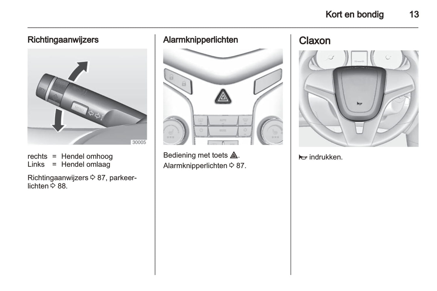 2008-2014 Chevrolet Cruze Gebruikershandleiding | Nederlands