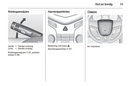 2008-2014 Chevrolet Cruze Gebruikershandleiding | Nederlands