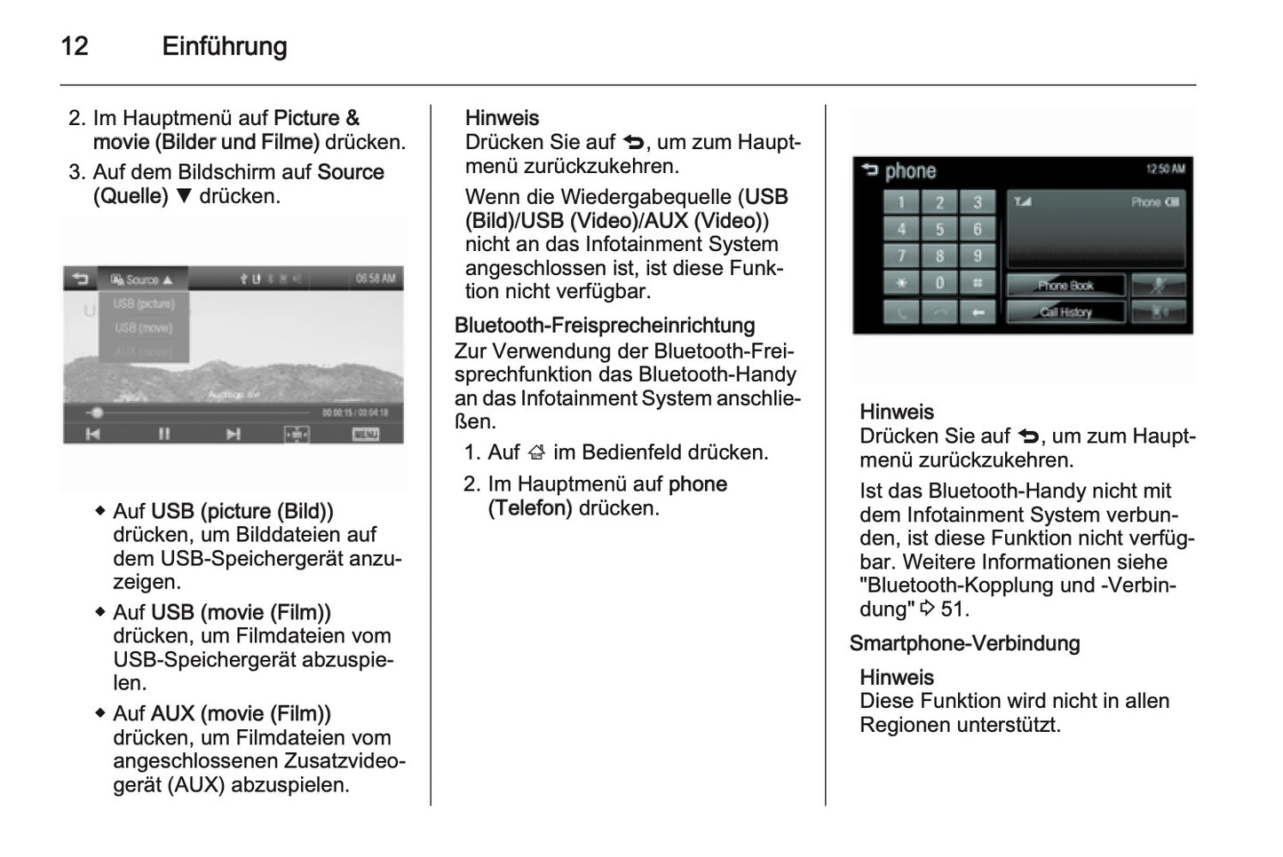 Chevrolet Spark Infotainment Bedienungsanleitung 2013