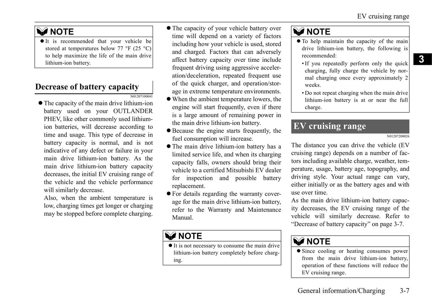 2020 Mitsubishi Outlander Owner's Manual | English