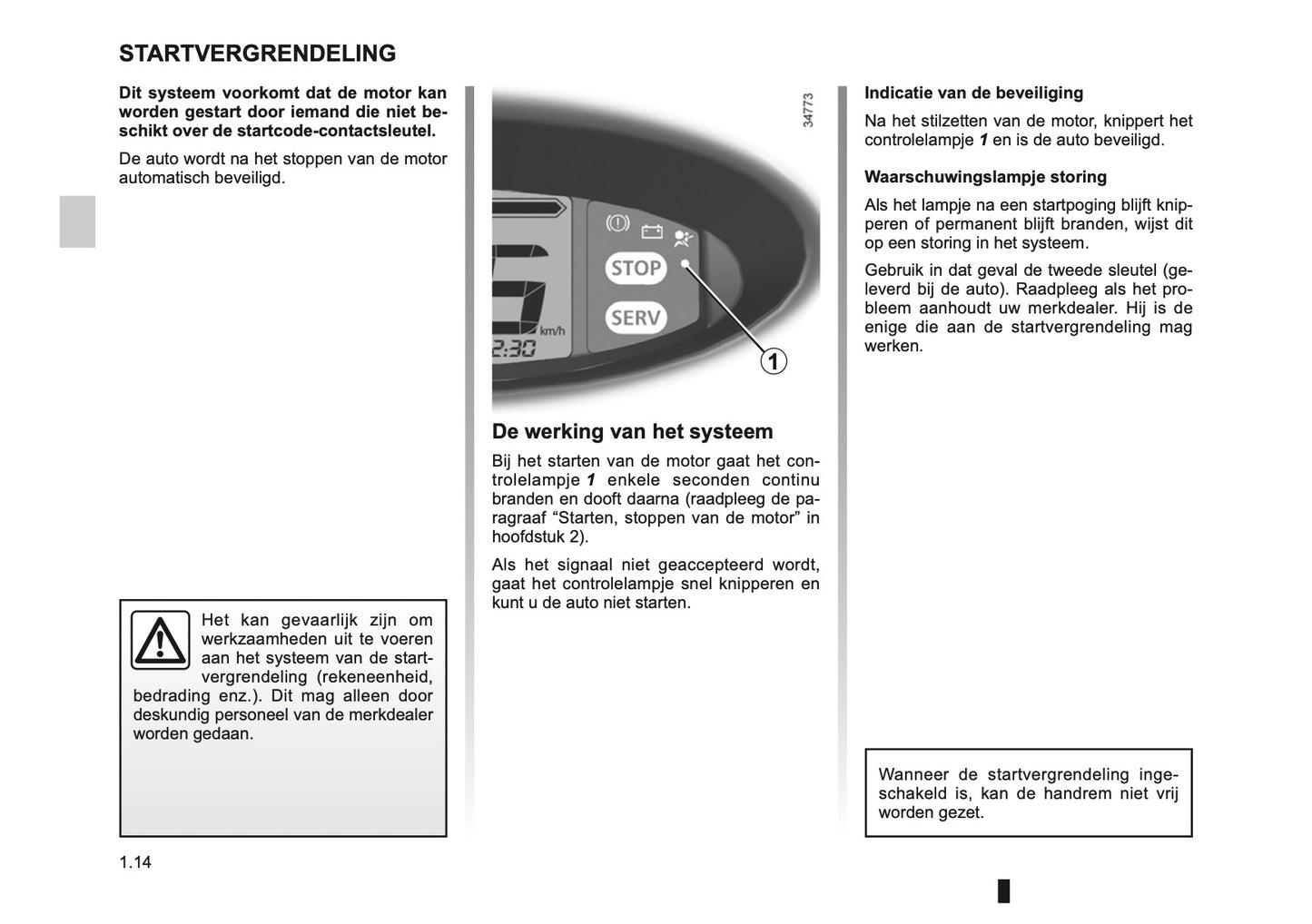 2012-2013 Renault Twizy Z.E. Owner's Manual | Dutch