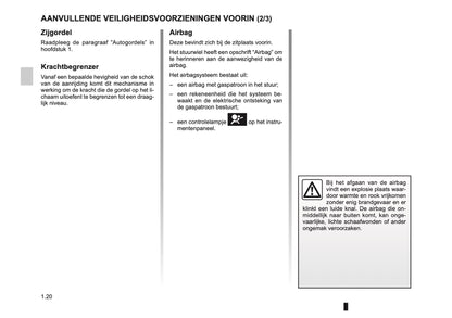 2012-2013 Renault Twizy Z.E. Owner's Manual | Dutch