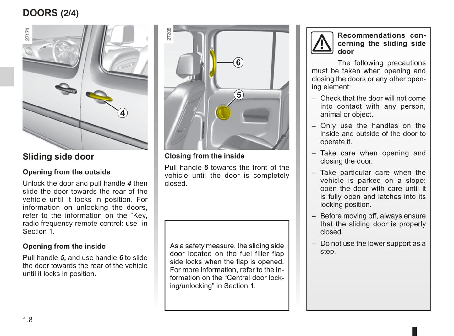 2008-2014 Renault Kangoo Manuel du propriétaire | Anglais