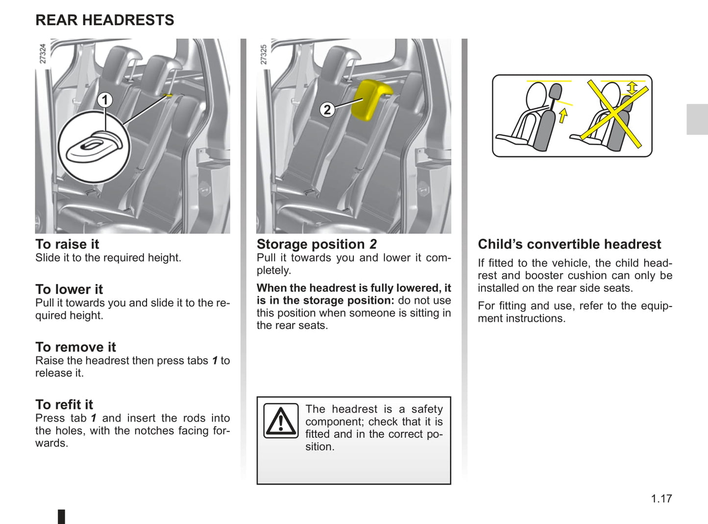 2008-2014 Renault Kangoo Manuel du propriétaire | Anglais