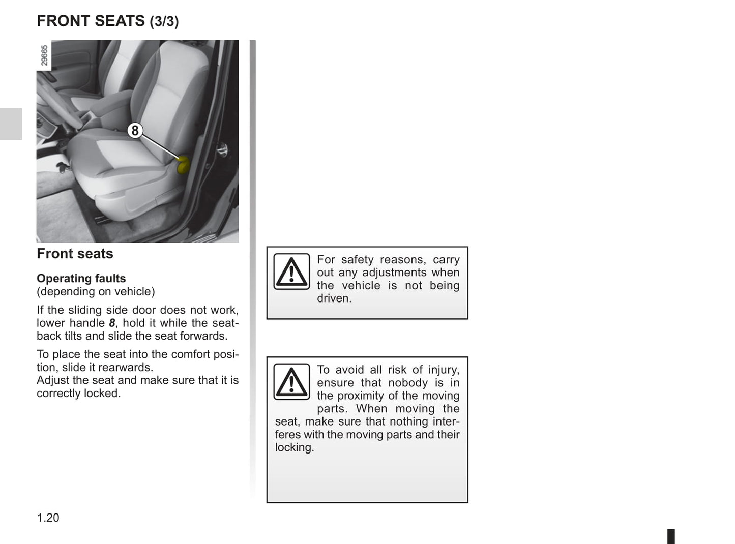 2008-2014 Renault Kangoo Manuel du propriétaire | Anglais