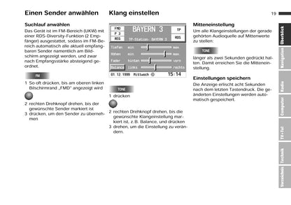 BMW Bordmonitor Mit Navigatie Und Tv Bedienungsanleitung 2000