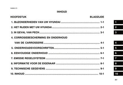 2007-2008 Hyundai Getz Gebruikershandleiding | Nederlands