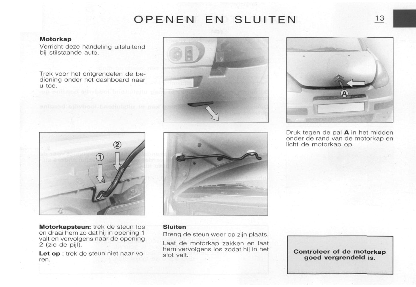 2003-2005 Citroën C3 Pluriel Bedienungsanleitung | Niederländisch