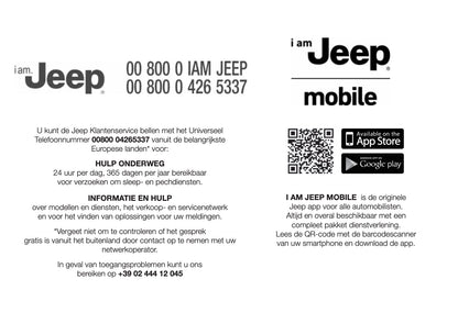 Jeep Garantie en Diensten Handleiding