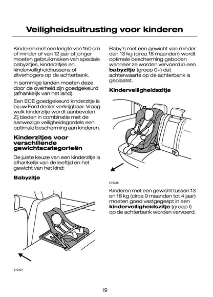 2005-2007 Ford Mondeo Owner's Manual | Dutch