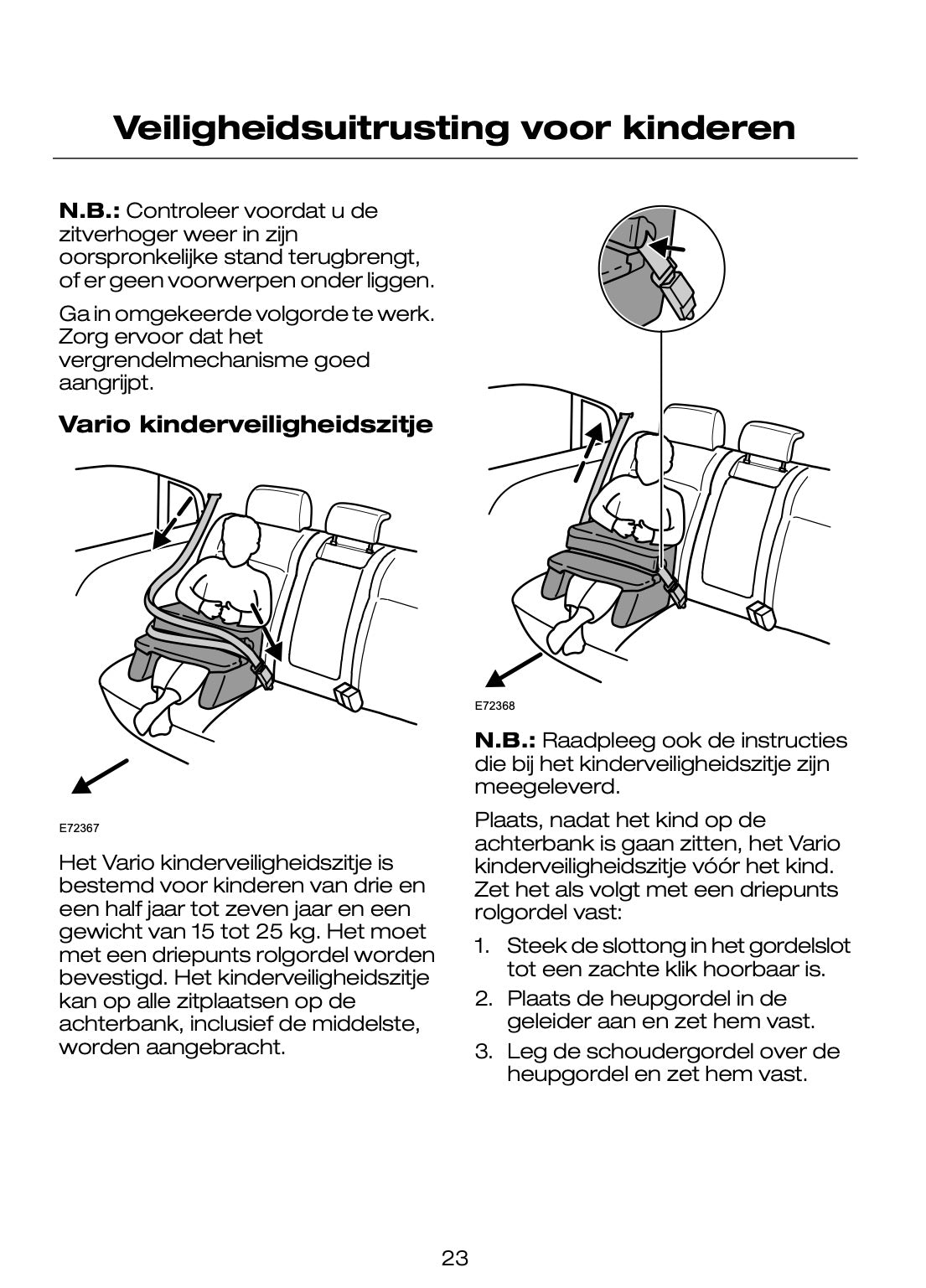 2005-2007 Ford Mondeo Owner's Manual | Dutch