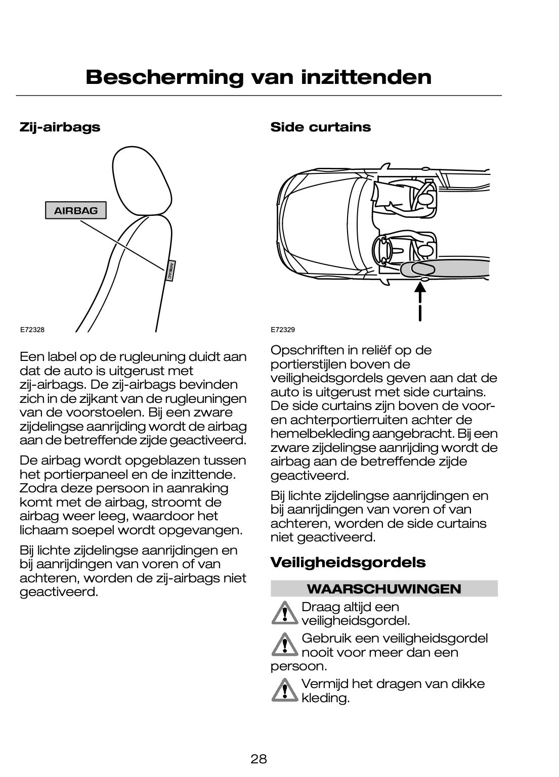 2005-2007 Ford Mondeo Owner's Manual | Dutch