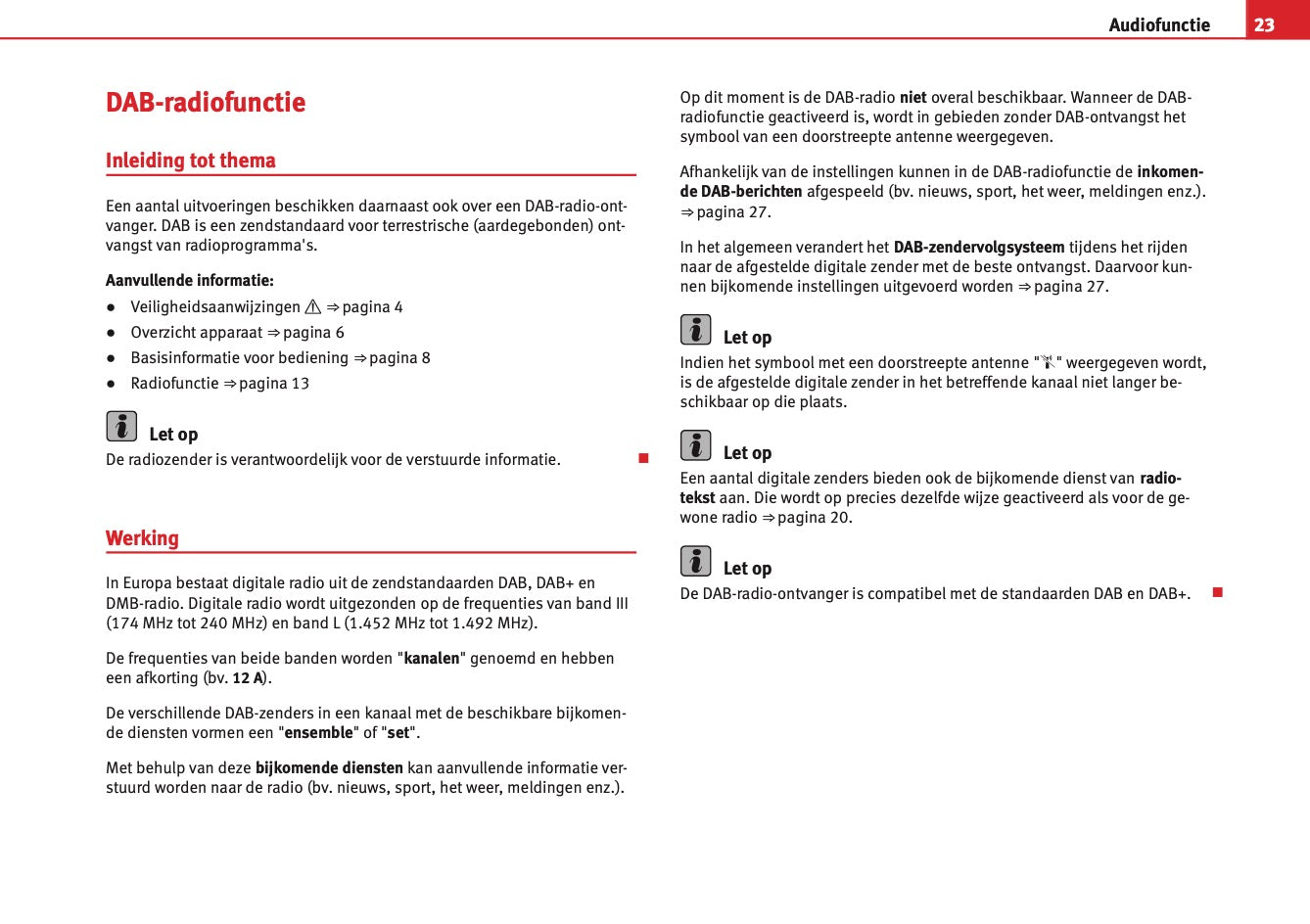 Seat Media System 2.2  2009 - 2015