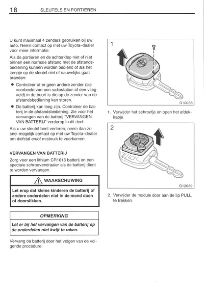 1999-2002 Toyota Celica Gebruikershandleiding | Nederlands